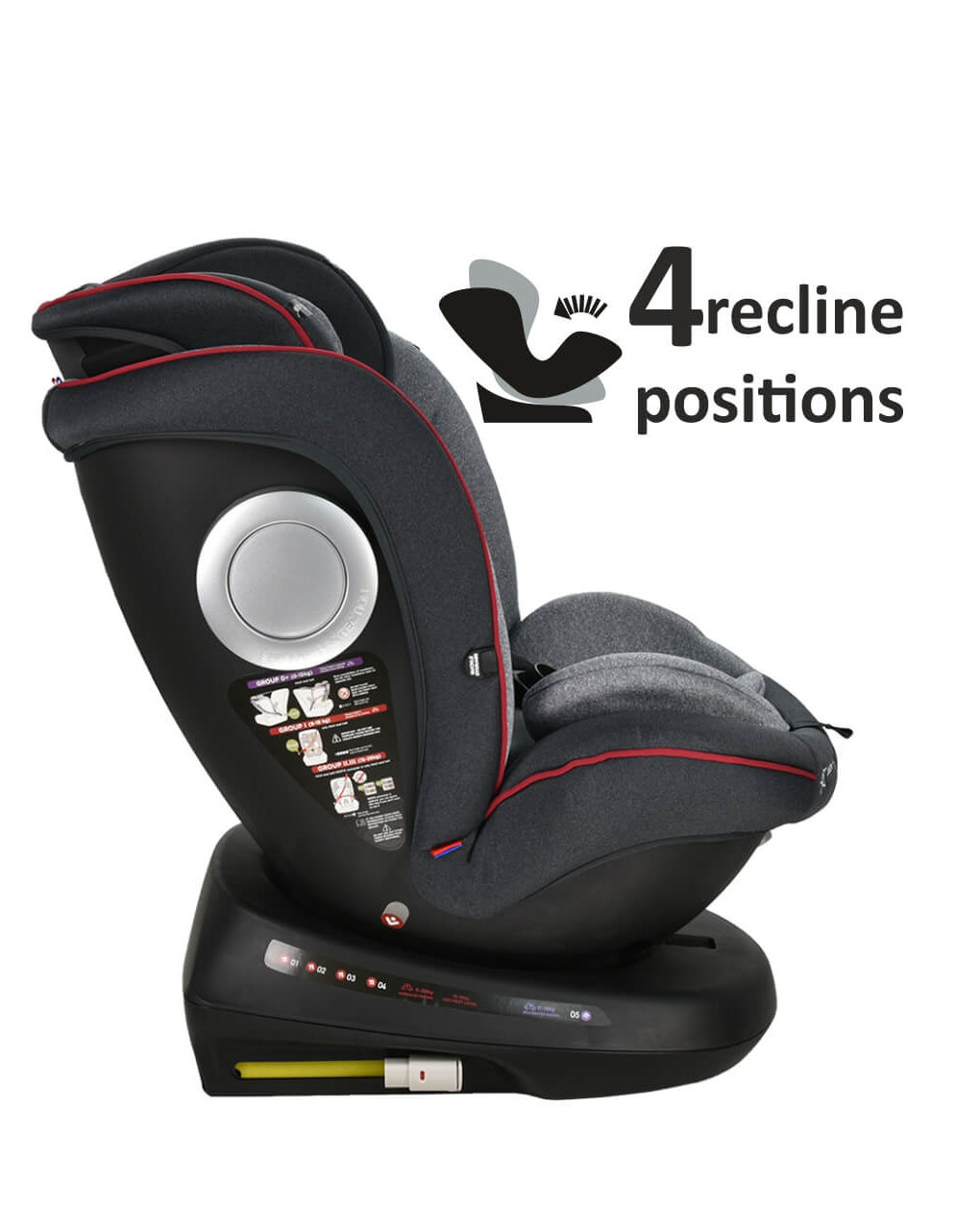 Bebe stars κάθισμα αυτοκινήτου levante plus isofix 360° red - Bebe Stars