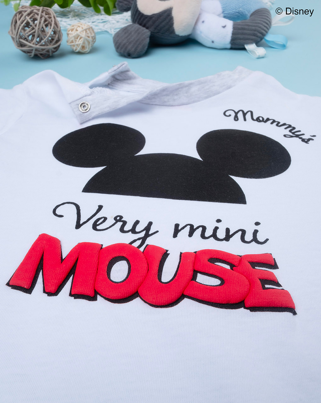 βρεφική πιτζάμα κοντή με το mickey mini me για αγόρι - Prénatal