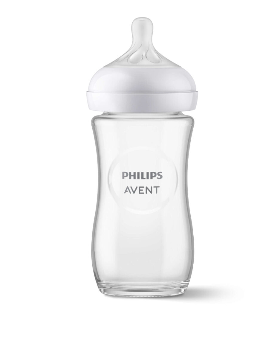 Avent μπιμπερό natural response 1m+ 240ml γυάλινο scy933/01 - Philips Avent