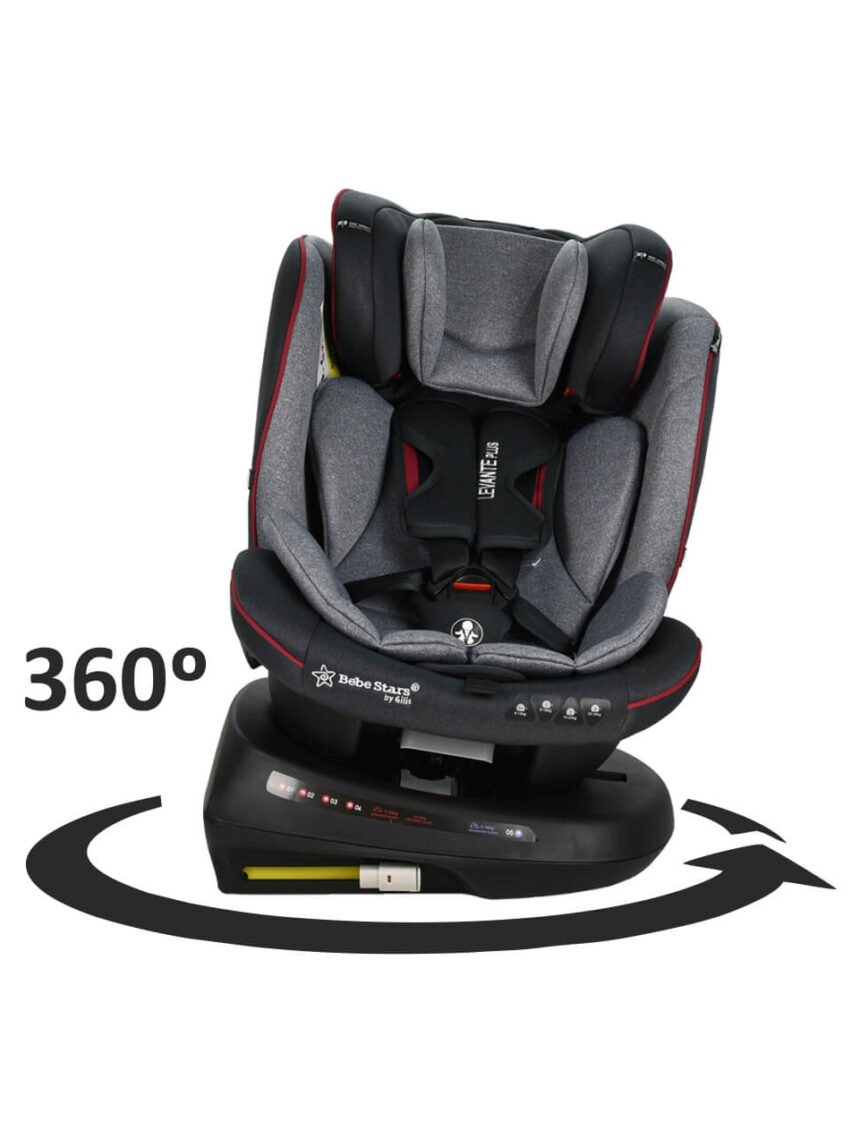 Bebe stars κάθισμα αυτοκινήτου levante plus isofix 360° red - Bebe Stars