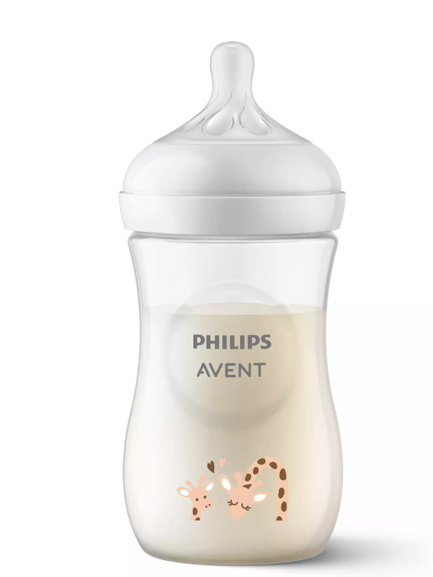 Avent μπιμπερό natural response 1m+ 260ml kαμηλοπάρδαλη scy903/66 - Philips Avent