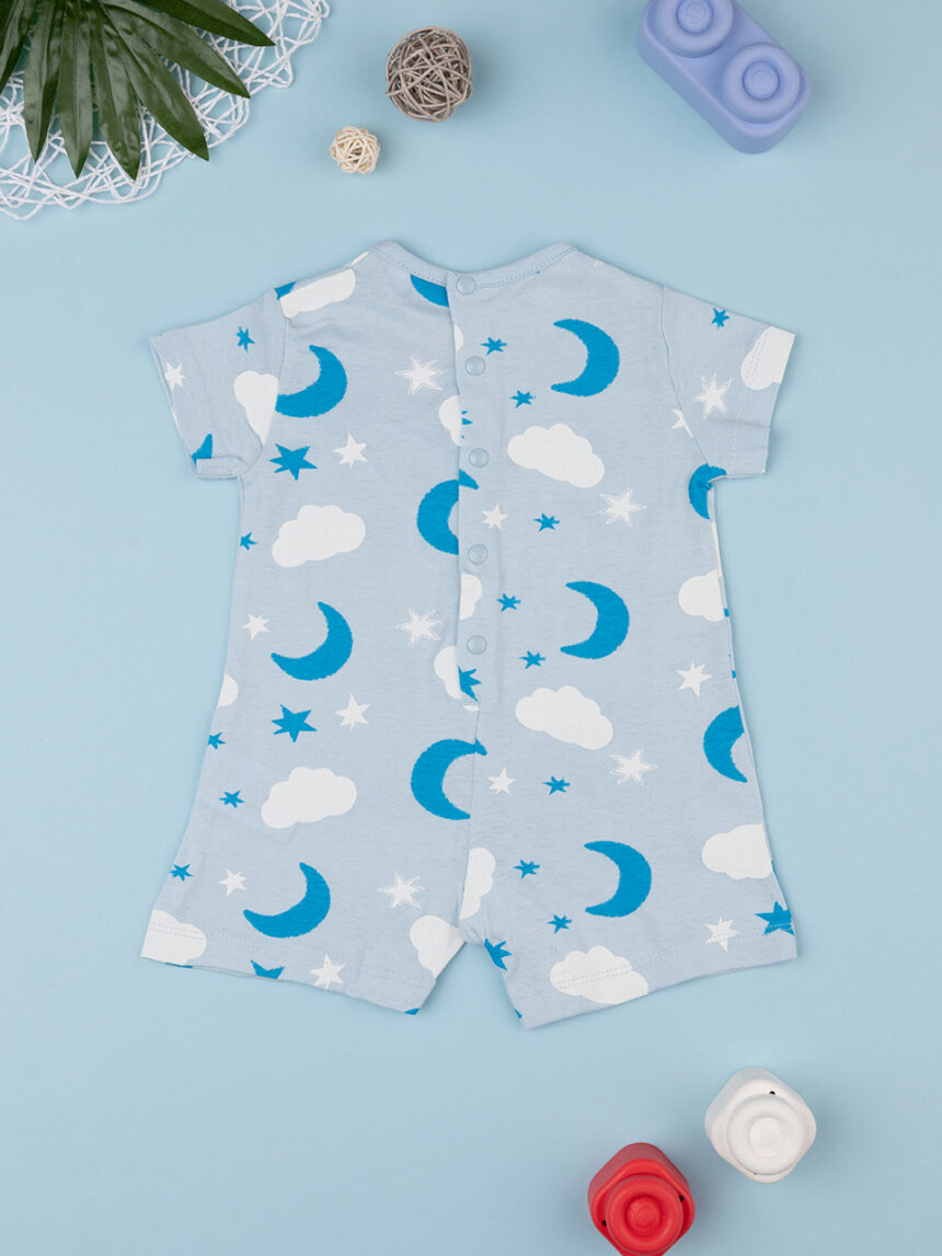 βρεφική ολόσωμη πιτζάμα γαλάζια με το bing για αγόρι - Prénatal