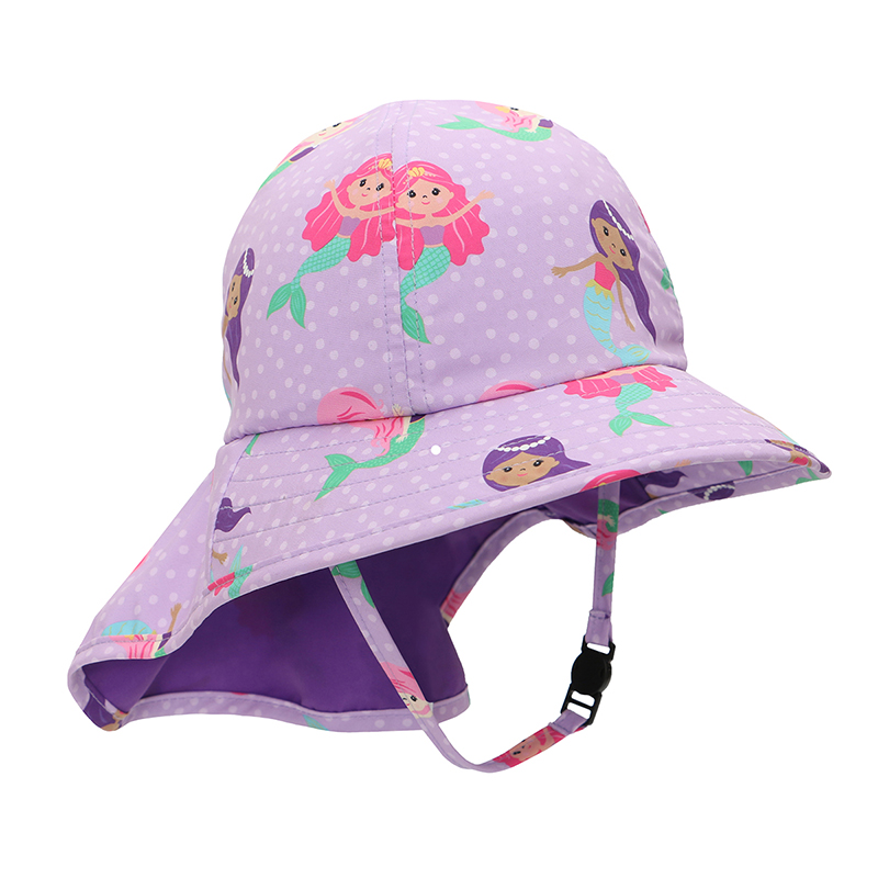 Zoocchini καπέλο λεγεωνάριου upf50 γοργόνα για κορίτσι - Zoocchini