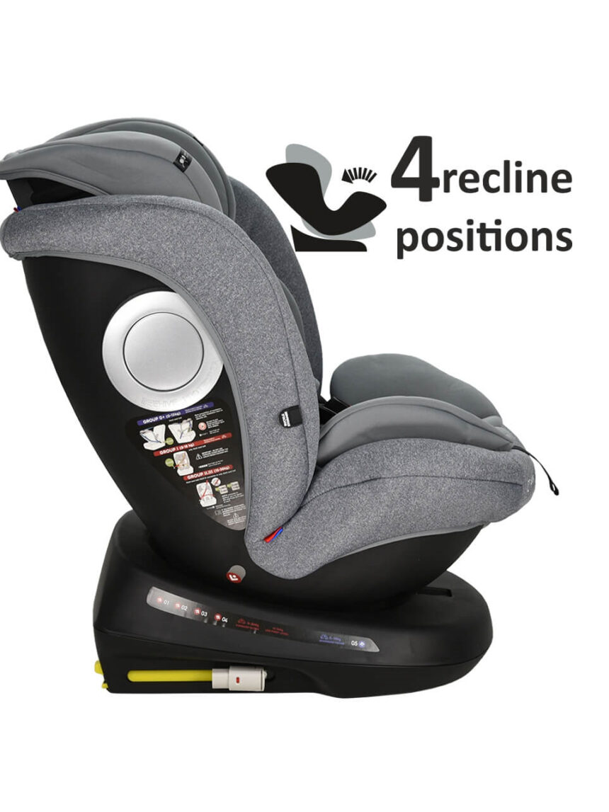 Bebe stars κάθισμα αυτοκινήτου levante plus isofix 360° grey - Bebe Stars