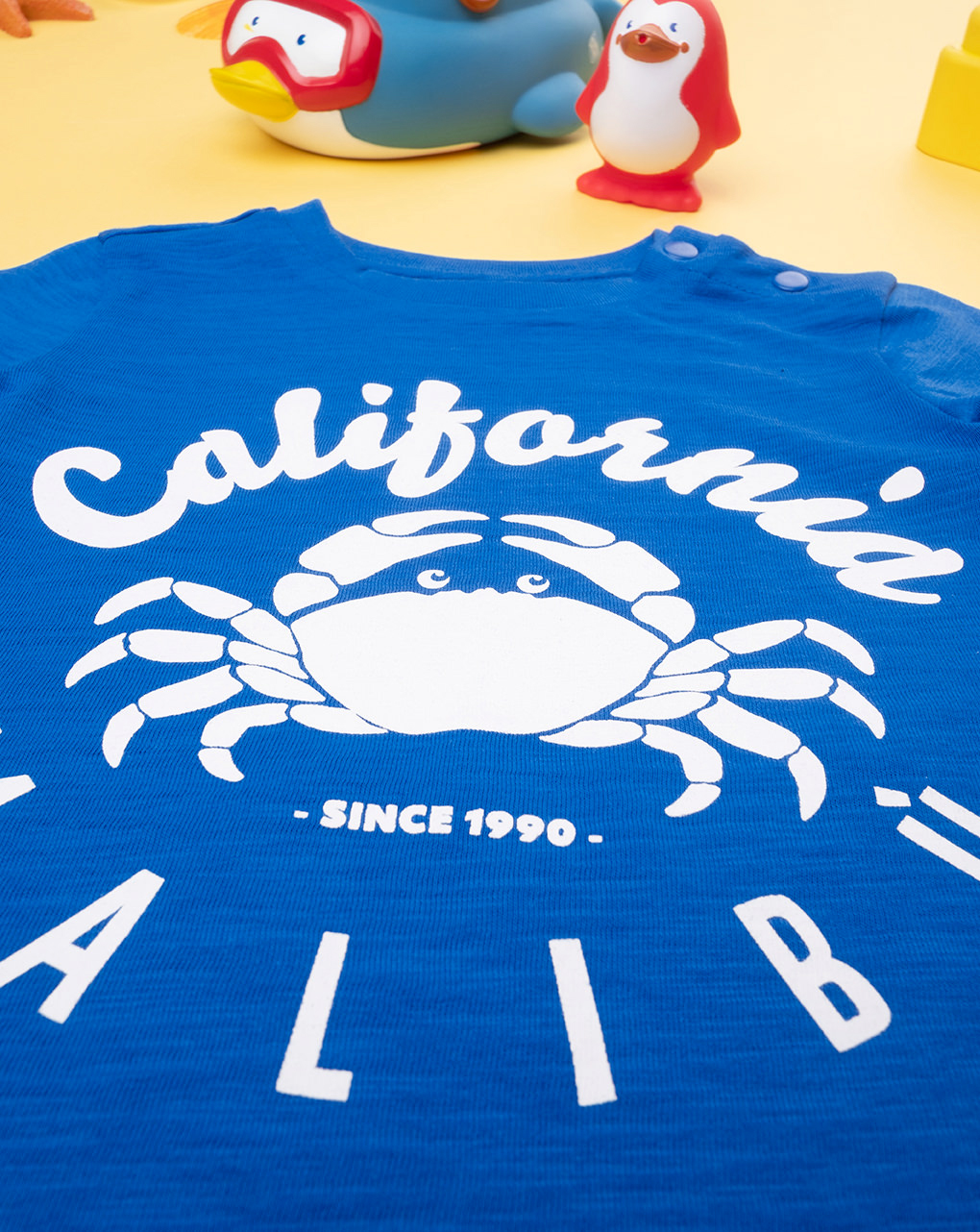 βρεφικό t-shirt μπλε california για αγόρι - Prénatal