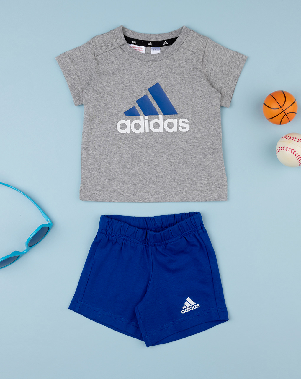 Adidas αθλητικό σετ t-shirt και σορτσάκι hr5887 για αγόρι - Adidas