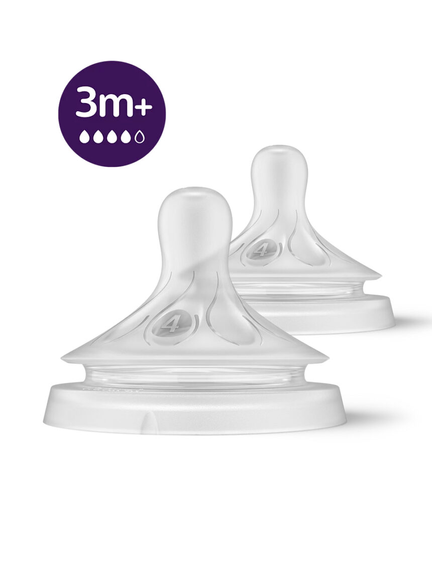 Avent θηλή μαλακής σιλικόνης natural response 3m+ scy964/02 - Philips Avent