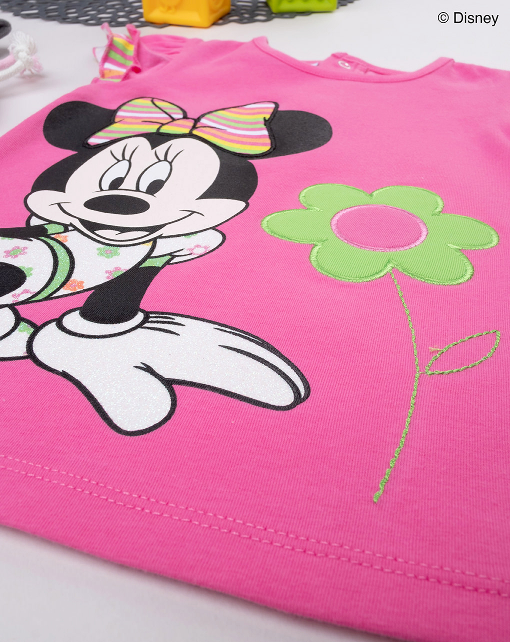 βρεφικό t-shirt φούξια με την minnie για κορίτσι - Prénatal