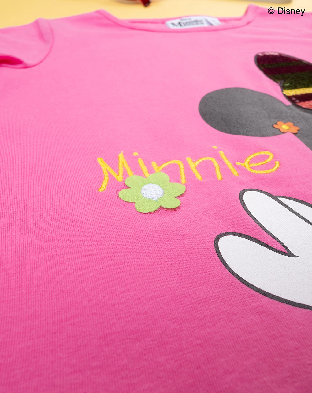 παιδικό t-shirt φούξια με τη minnie για κορίτσι - Prénatal