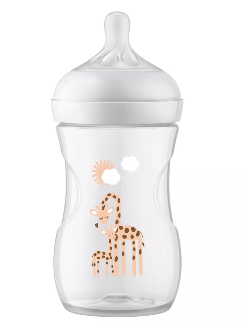 Avent μπιμπερό natural response 1m+ 260ml kαμηλοπάρδαλη scy903/66 - Philips Avent