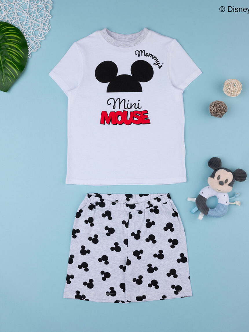 παιδική πιτζάμα κοντή με το mickey mini me για αγόρι - Prénatal