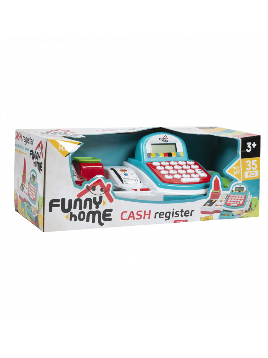 Funny home παιδική ταμειακή μηχανή με αξεσουάρ prg00702 - FunnyHome