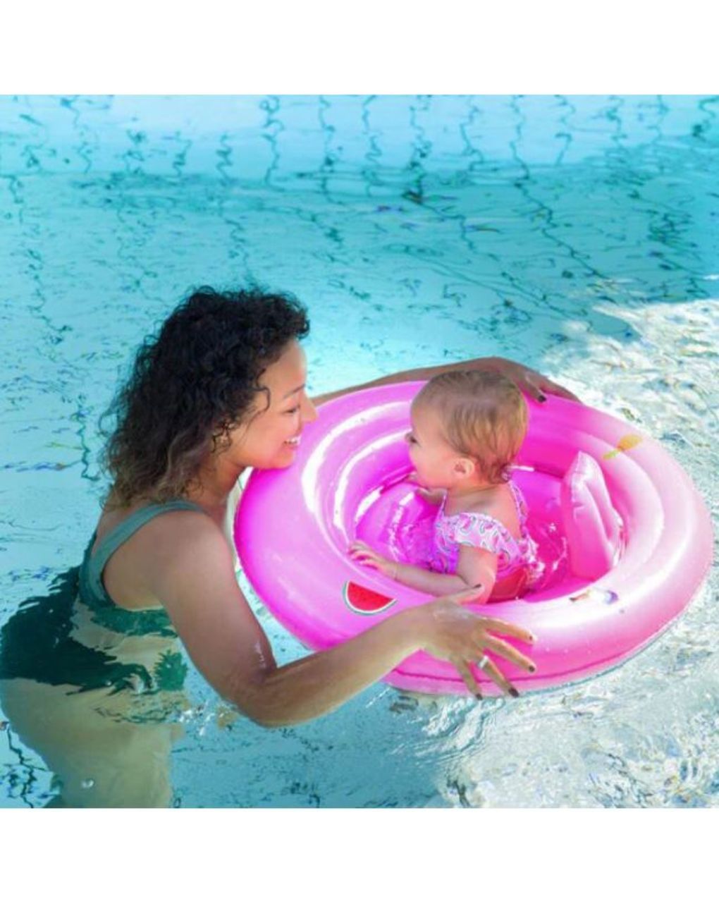 Swim essentials: σωσίβιο ⌀69εκ. 0-1 ετών "pink" swe-2020se23 - Swim Essentials