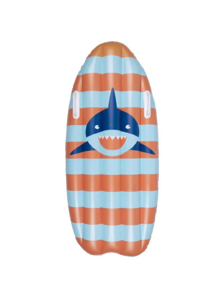 Swim essentials: φουσκωτή σανίδα 120cm "striperd shark" swe-2022se312 - Swim Essentials