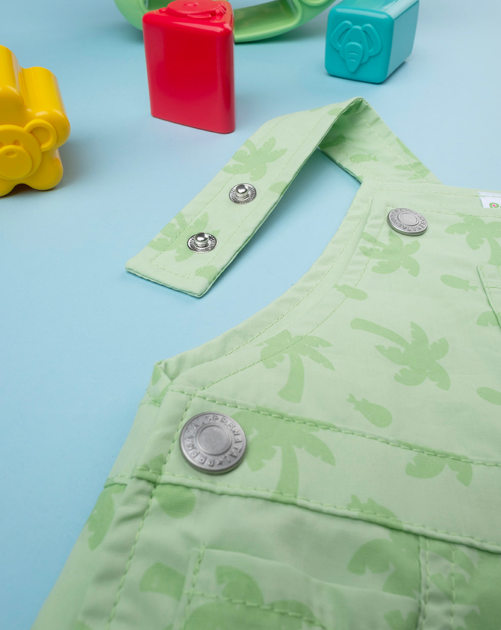 βρεφικό σετ t-shirt και σαλοπέτα με φοίνικες για αγόρι - Prénatal