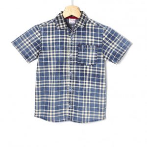 πουκάμισο chambray κοντομάνικο μεγ.8-9/9-10 ετών για αγόρι - Prénatal