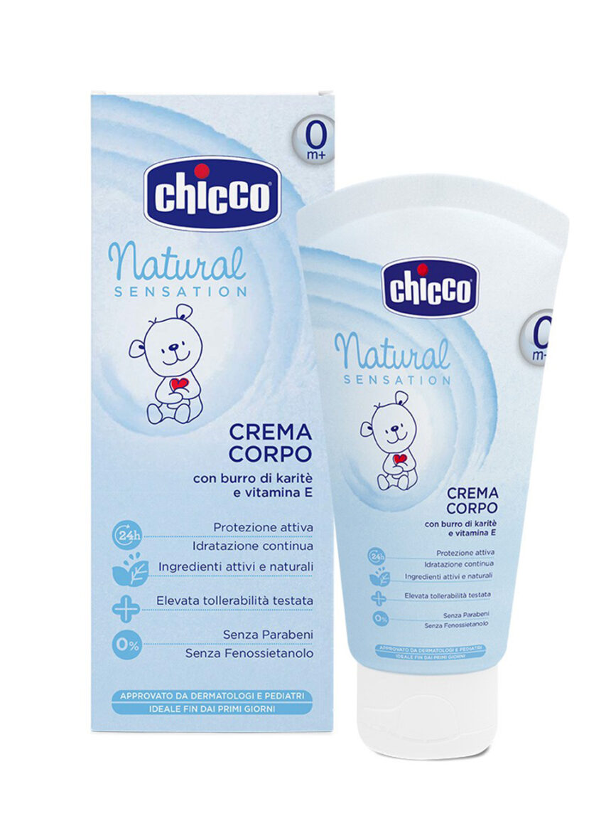 Crema corpo natural sensation 150ml - Chicco