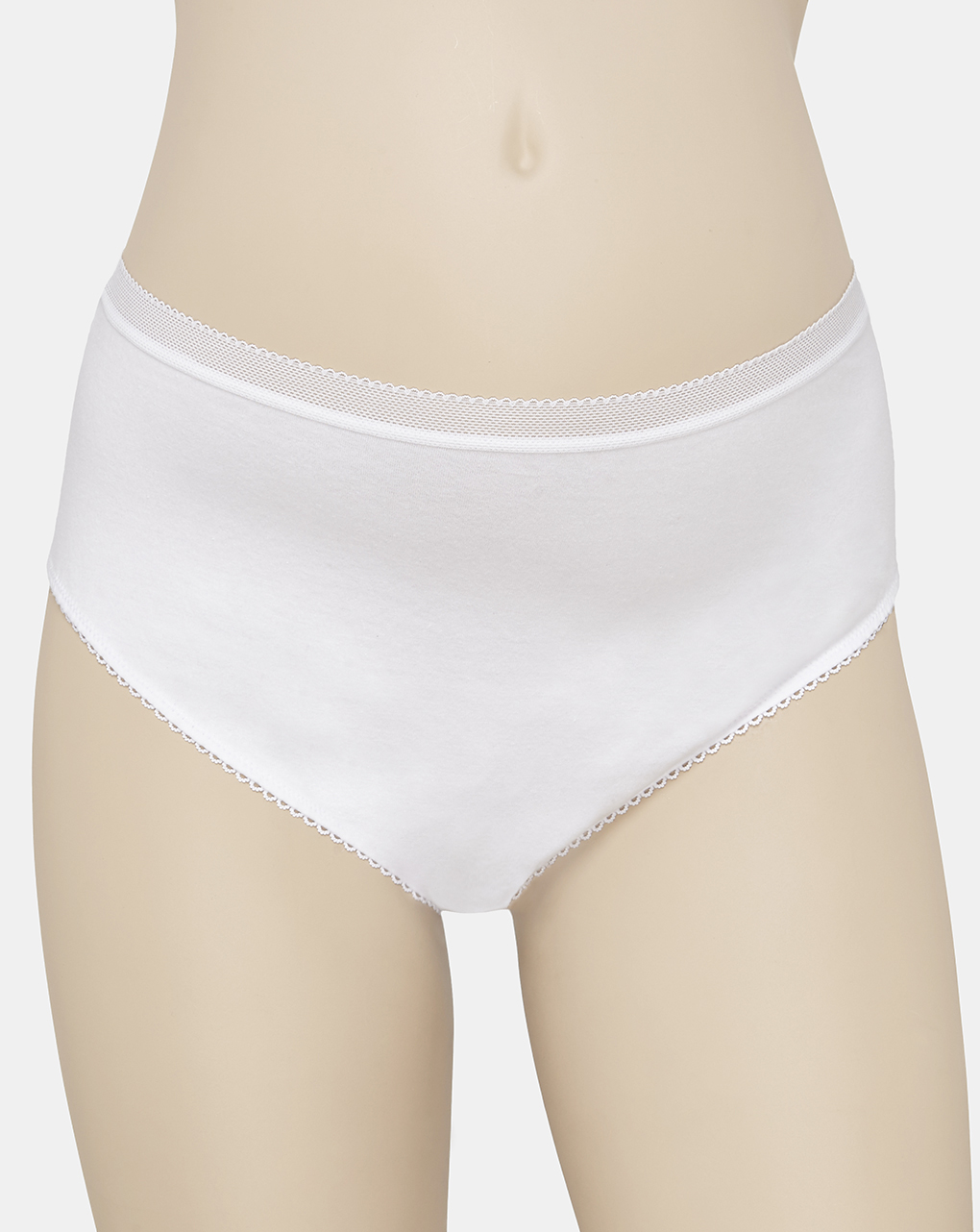 Pack 2 slip vita alta cotone lycra bianche - Prénatal Store Online