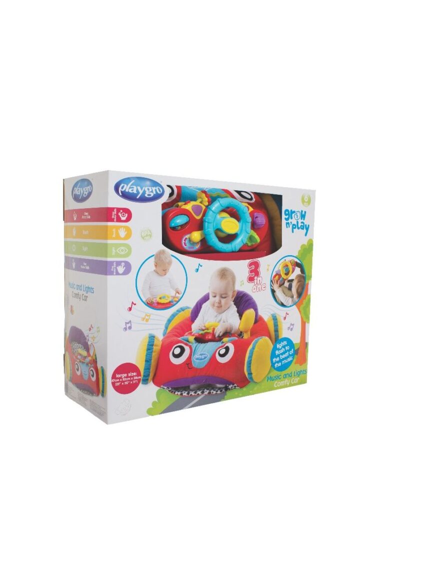 Music and lights confy car - Playgro