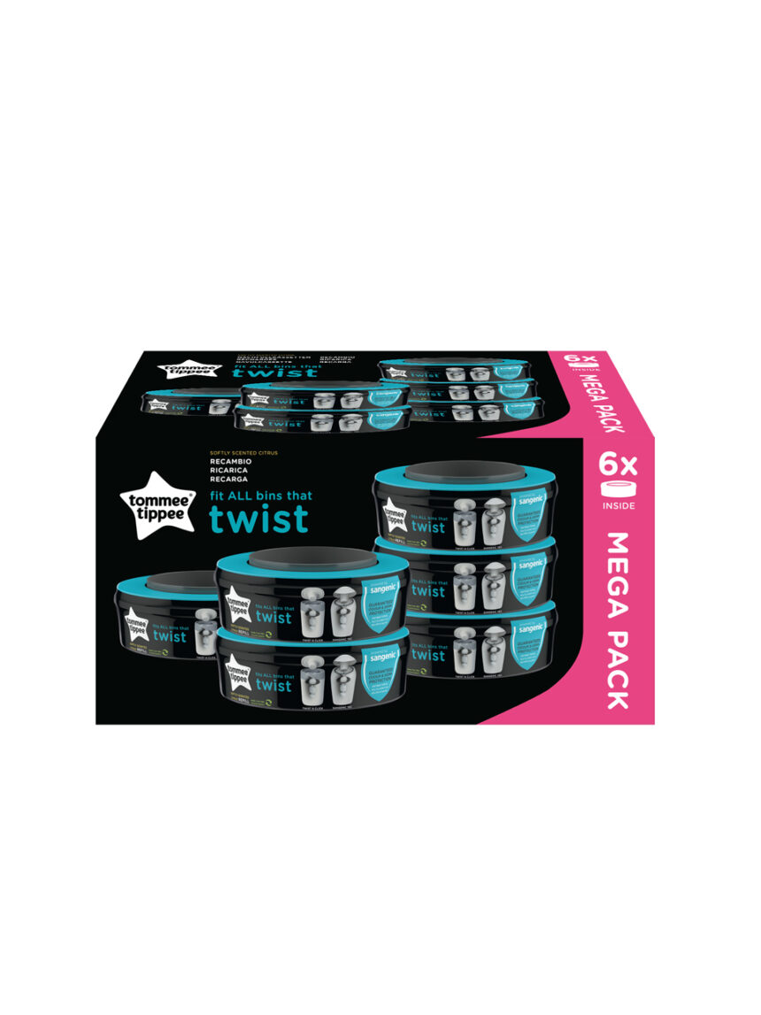Twist&amp;click ricarica x6 - Tommee Tippee