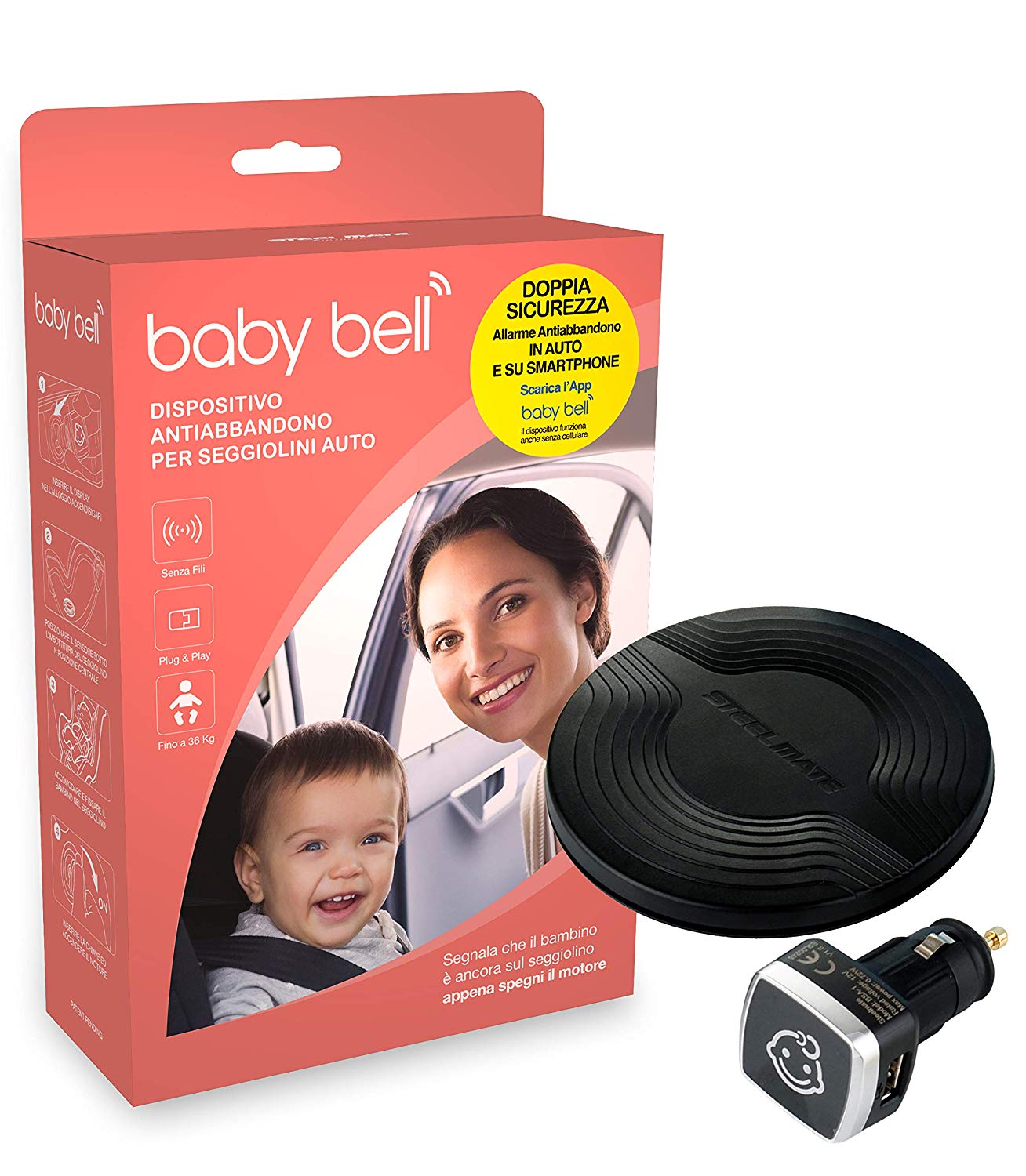 Dispositivo anti-abbandono baby bell - Baby Bell