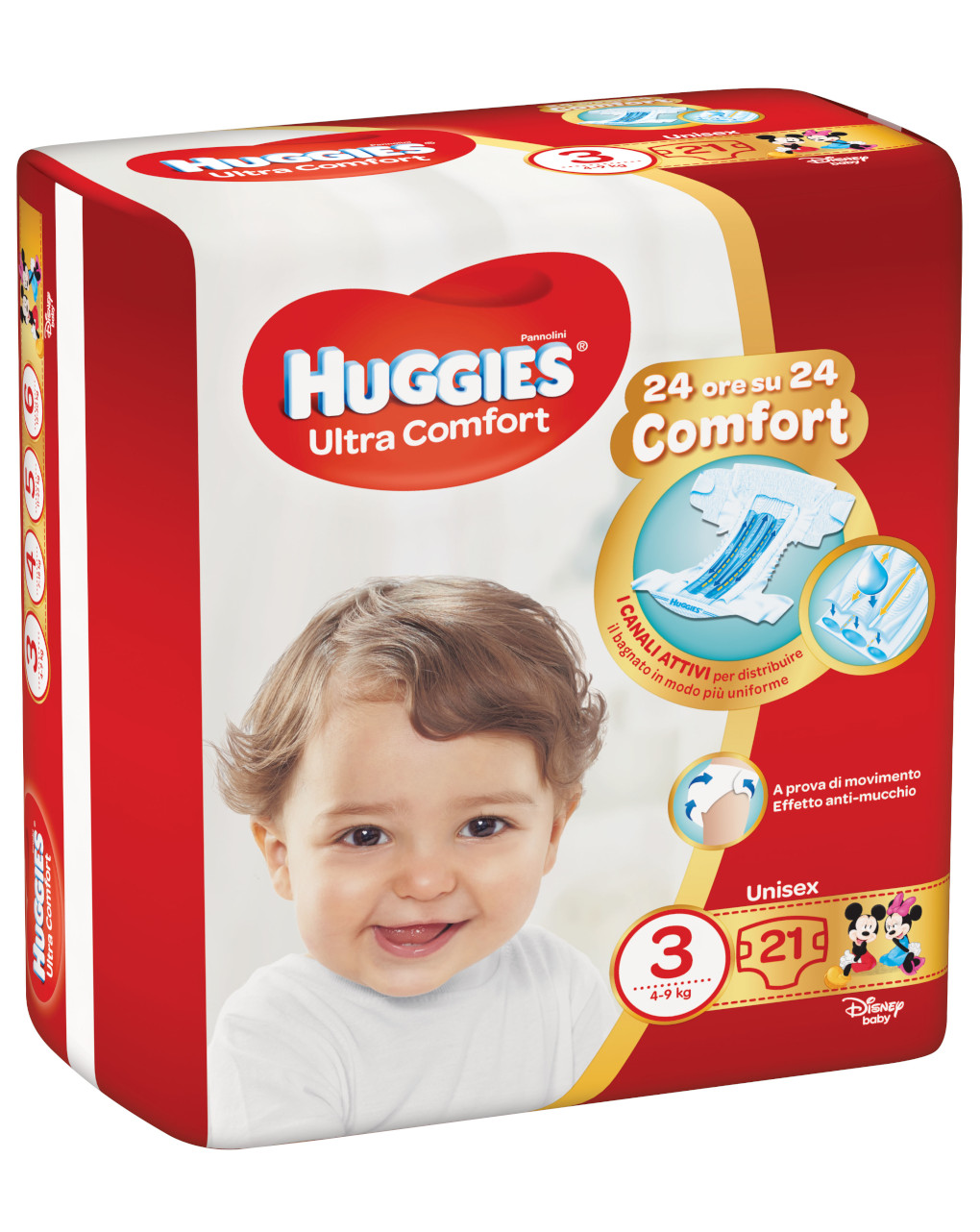 Huggies Pannolini Ultra Comfort Base Tg 3 21 Pz Prenatal Store Online