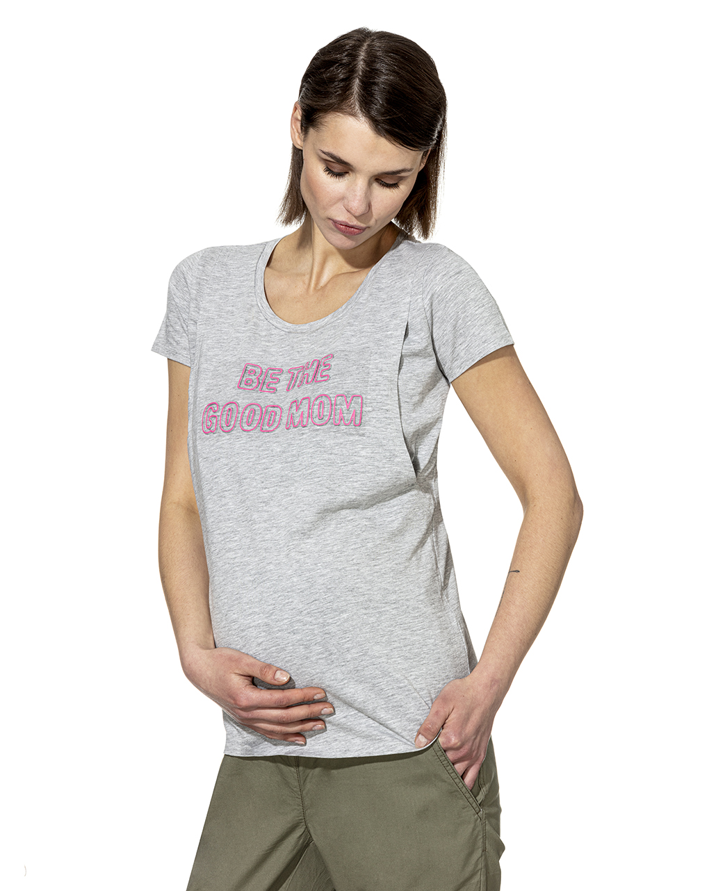T-shirt allattamento con stampa 3d - Prénatal