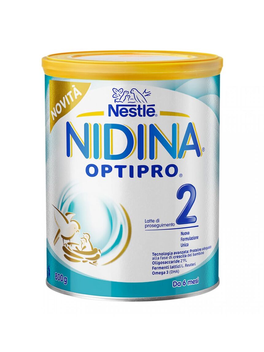 Nestlè - latte nidina 2 l.reuteri polvere 800g - Nestlé
