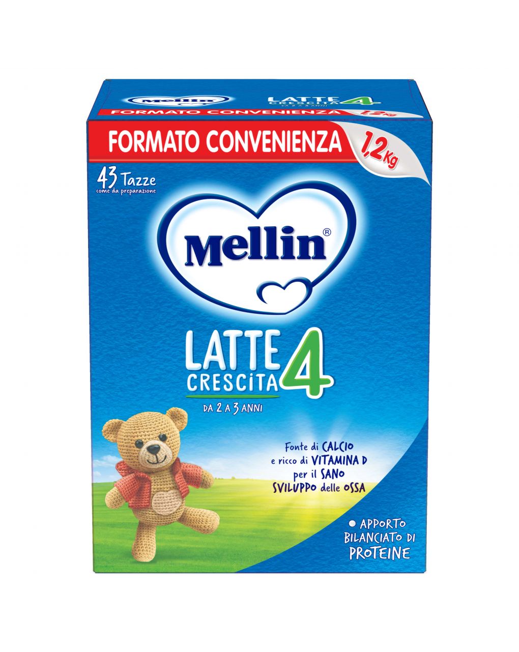 Mellin - latte mellin 4 polvere 1200g - Mellin