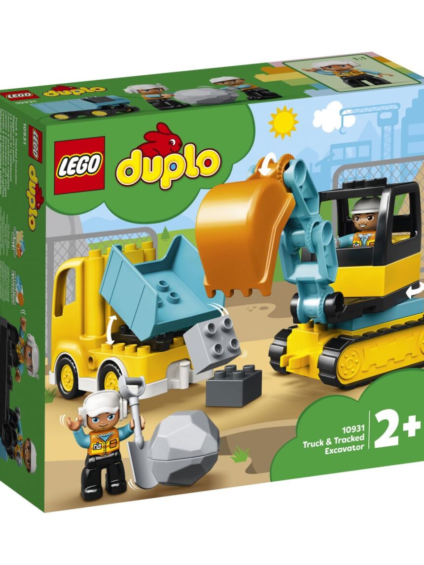 Duplo - camion e escavatore cingolato - 10931 - LEGO Duplo