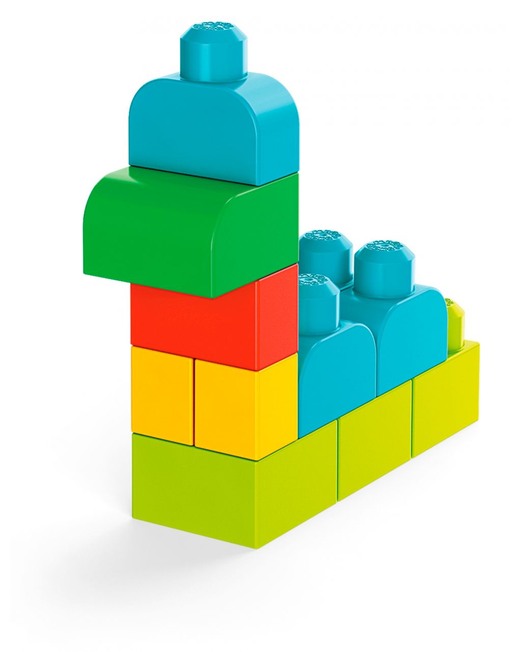 Mega Bloks Costruzioni Giocattolo Bambini Sacca con 60pz Mattoncini Colorati 