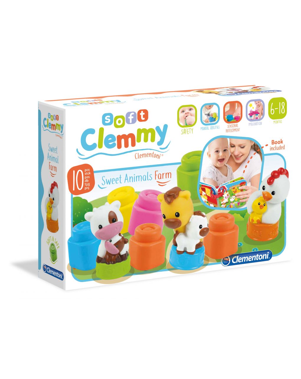 Clemmy - mamma e cuccioli della fattoria - Clementoni