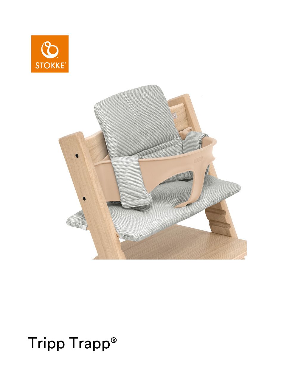 Tripp trapp® classic cushion nordic grey ocs
cuscino per seggiolone, morbido e avvolgente per il tuo bambino - Stokke