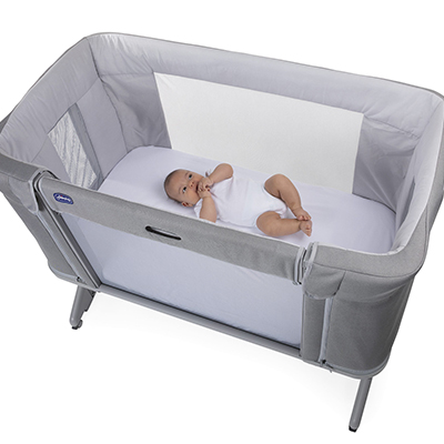 CHICCO Letto Next2Me Forever - Grigio Luna - Lettini e barriere