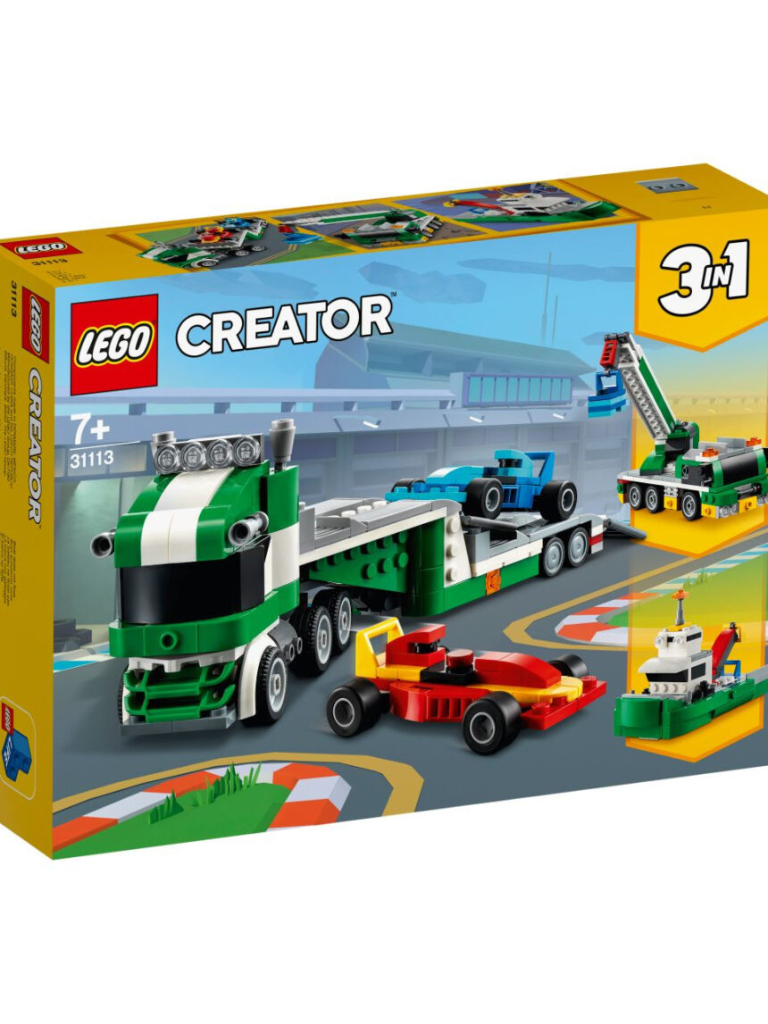 Lego creator - trasportatore di auto da corsa - 31113 - LEGO