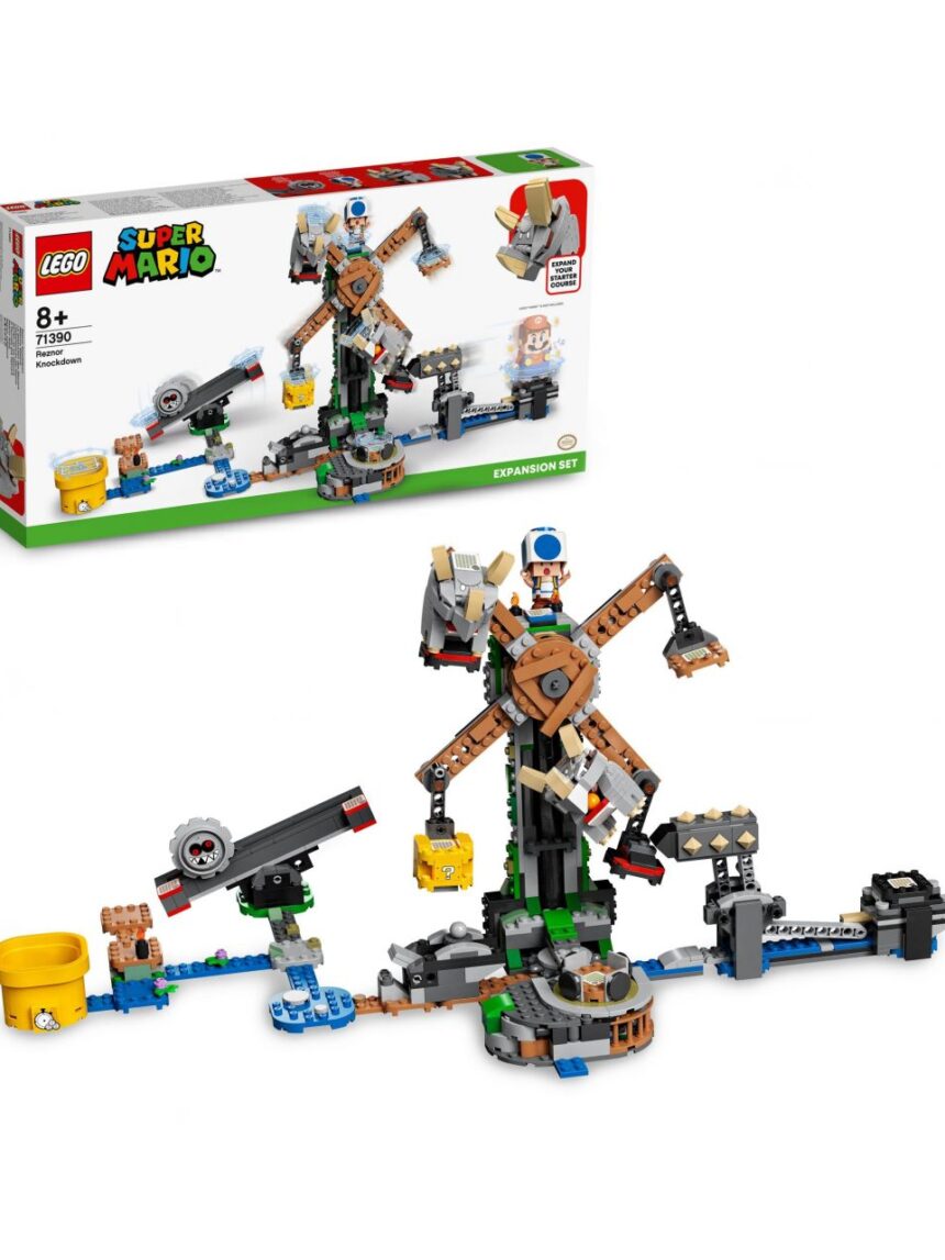 Lego super mario - l’abbattimento dei reznor - pack di espansione - 71390 - LEGO