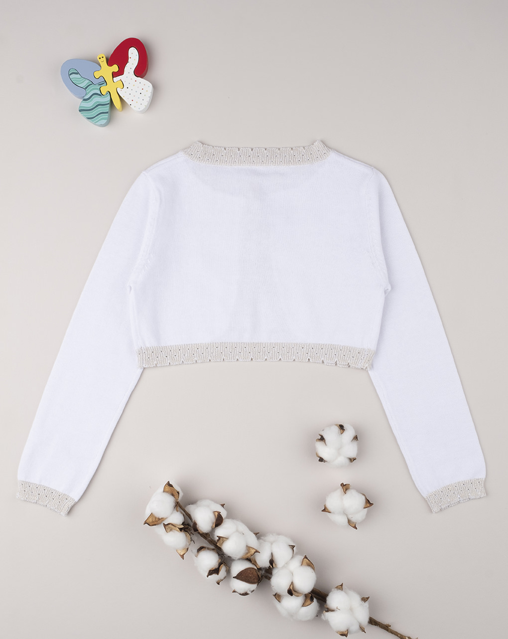 Cardigan tricot girl white - Prénatal