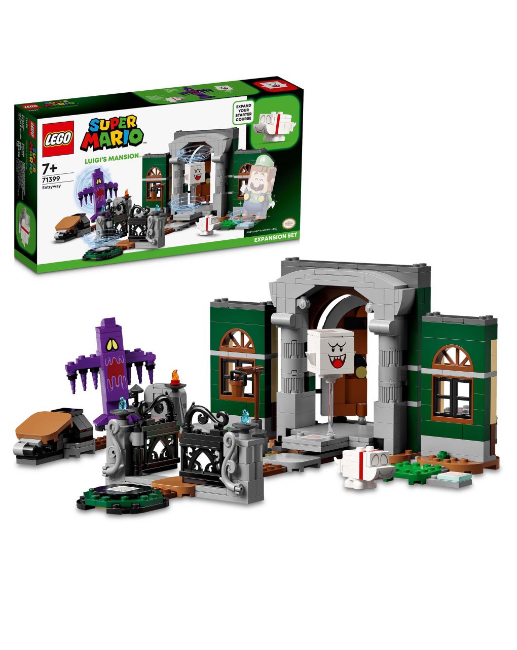 Lego super mario - atrio di luigi’s mansion™ - pack di espansione - 71399 - LEGO