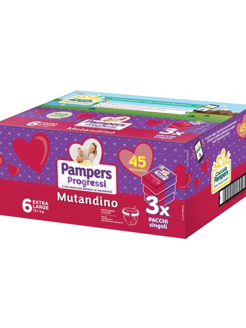 Pampers - progressi mut trio xlx45 - Pampers