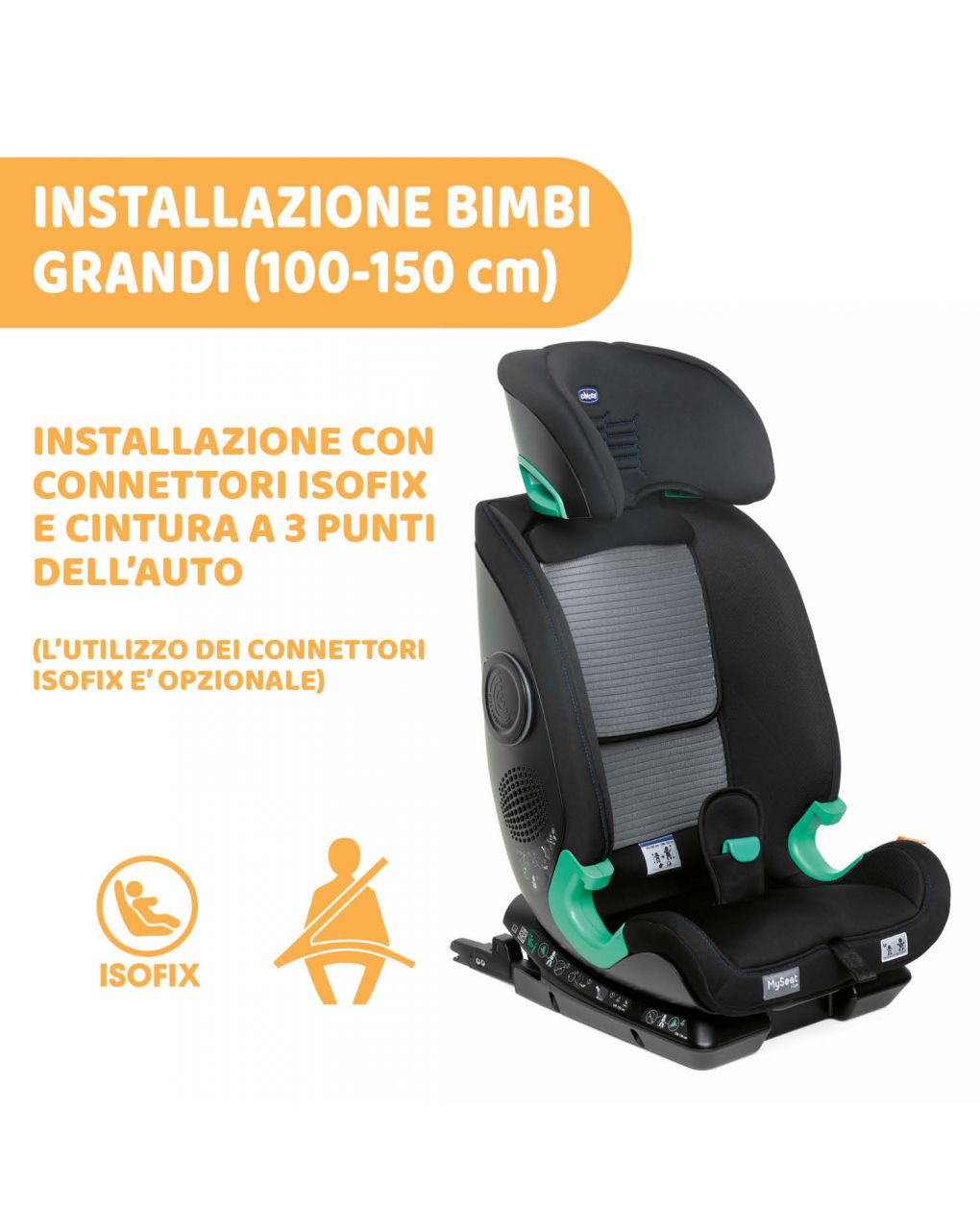 Chicco my seat i-size air black air - Chicco