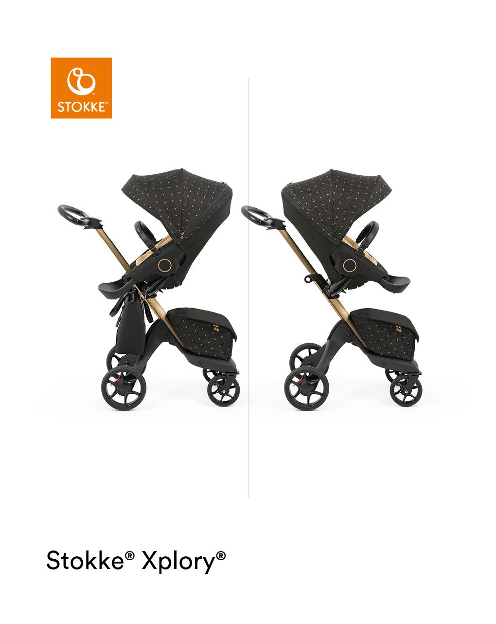 Xplory x signature black - design unico per avvicinarti al tuo bambino - Stokke