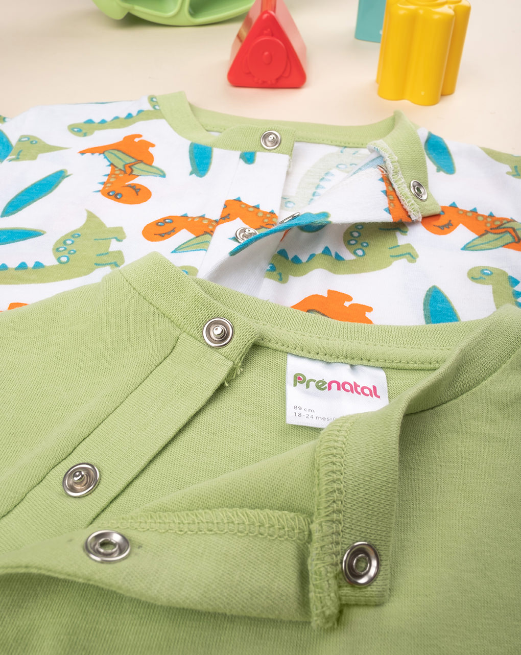 Pack 2 pigiami boy "dinosauro" - Prénatal