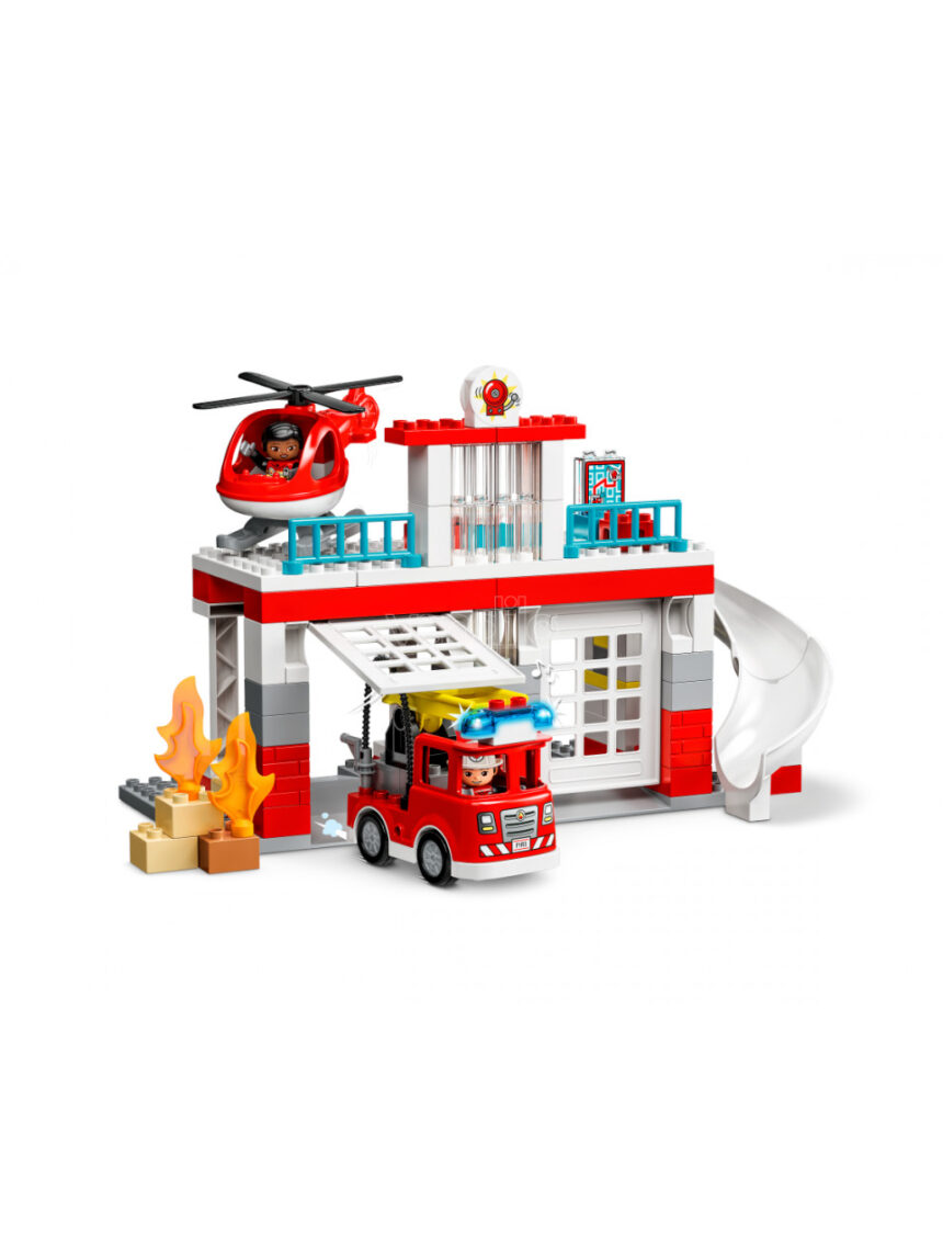 Duplo - caserma dei pompieri ed elicottero - 10970 - LEGO Duplo