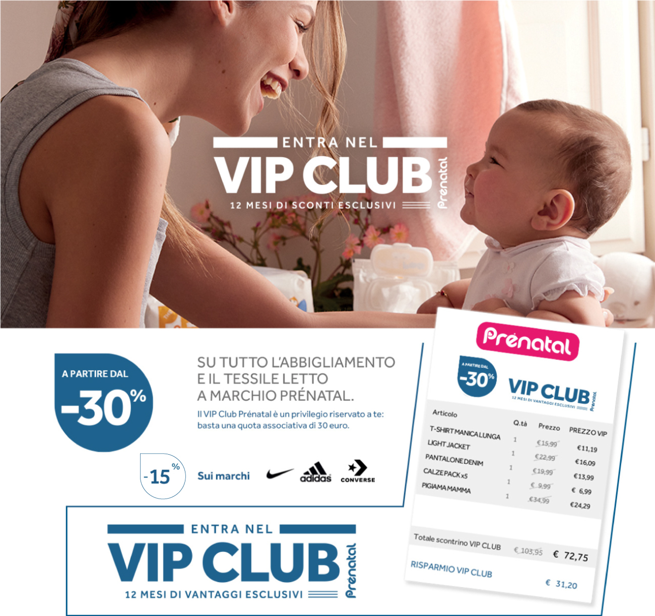 VIP Card - Prénatal Store Online