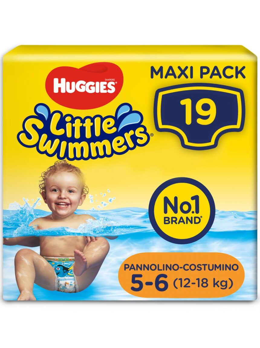 Huggies – little swimmers pacco doppio tg. 5-6 (19 pannolini) - Huggies