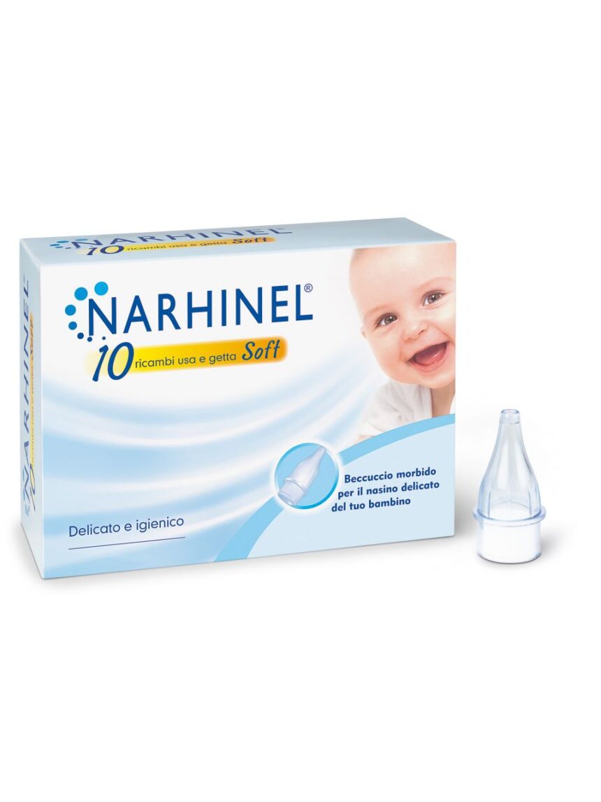 Narhinel - 10 ricambi per aspiratore nasale soft - Narhinel