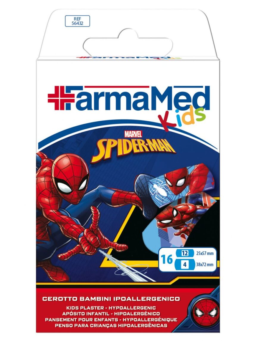 Cerotti spiderman 16 pz - farmamed - Farmamed