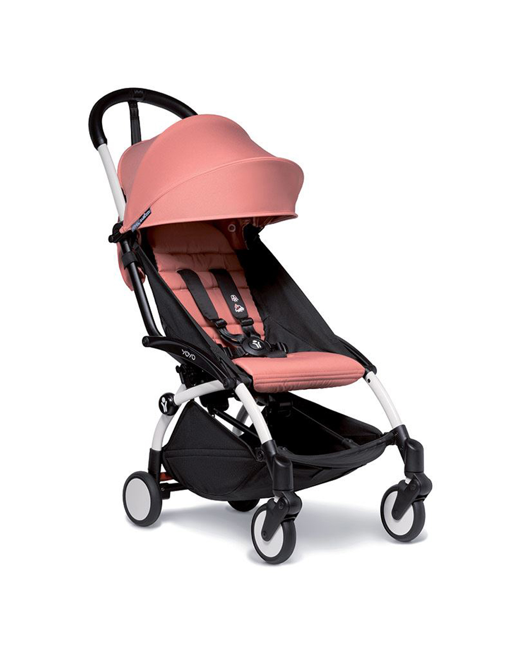 Passeggino yoyo² con telaio white e rivestimento ginger 6+ - Babyzen