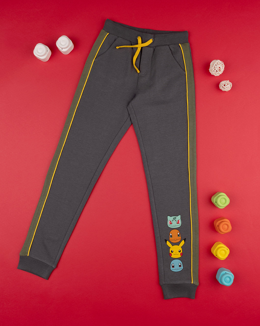 Pantalone felpato bimbo "pokemon" grigio - Prénatal