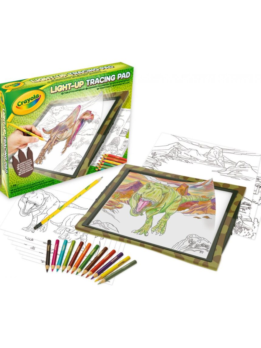 Lavagnetta luminosa dinosauri 74-7497 - crayola - Crayola